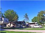 View larger image of Trailers and RVs camping at LEISURE LAKE RESORT image #12