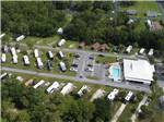 View larger image of Aerial view of the office and sites at JOY RV RESORT image #5