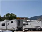View larger image of Travel trailers in sites side by side at DESERT GEM RV RESORT image #11