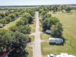 Aerial view of the road between the sites at SWAN CREEK COMMUNITY (MHP) - thumbnail