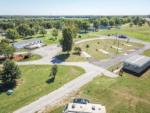 Aerial view of the paved RV sites at SWAN CREEK COMMUNITY (MHP) - thumbnail