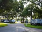 Parked trailers at site Winners Circle RV Resort - thumbnail