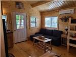 Inside of one of the rental cabins at MOUNTAIN PINES CAMPGROUND - thumbnail