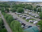 Aerial view of the RV sites at Osen's RV Park - thumbnail