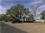 A group of gravel RV sites at CORRAL RV PARK - thumbnail