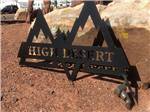 The park sign - thumbnail