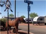 A horse sculpture - thumbnail