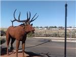 An elk sculpture - thumbnail