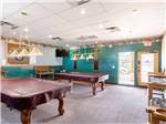 View larger image of Two covered pool tables at MERIDIAN RV RESORT image #7