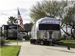 View larger image of An Airstream Trailer in a concrete RV site at BENTSEN PALM VILLAGE RV RESORT image #12