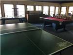 View larger image of Ping pong and pool table at LONE STAR LAKES RV PARK image #2