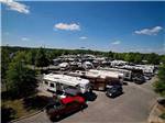 Aerial view of the RV sites at HOOVER RV PARK - thumbnail