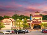 A view of the casino from the parking lot at LAKESIDE HOTEL-CASINO RV PARK - thumbnail