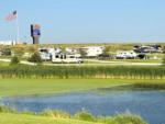 A view of the RV park and pond at LAKESIDE HOTEL-CASINO RV PARK - thumbnail