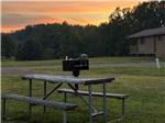 A view of the sunset from an RV site - thumbnail