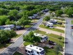 Overhead view of RV spaces at site Sun Outdoors Lake Travis - thumbnail