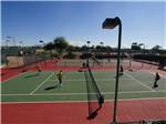Tennis courts at MONTE VISTA RV RESORT - thumbnail