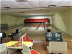 Bowling alley with six lanes at NEVADA TREASURE RV RESORT - thumbnail