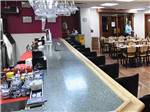 Coffee station and dining area in main building at NEVADA TREASURE RV RESORT - thumbnail