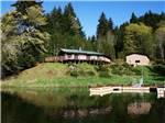 The lodge building overlooking the water at LOON LAKE LODGE & RV RESORT - thumbnail
