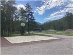 Basketball court for guests at GLACIER MEADOW RV PARK - thumbnail