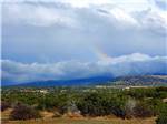A view of the valley with a rainbow at LA VISTA RV PARK - thumbnail
