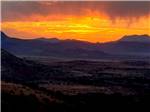 The mountains at sunset at LA VISTA RV PARK - thumbnail
