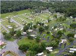 View larger image of An aerial view of the campsites at WILD FRONTIER RV RESORT image #9