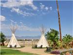 Exterior of tee pee rentals at Shadow Hills RV Resort - thumbnail