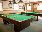 Pool tables in game room at ENCORE MESA VERDE - thumbnail
