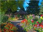 View larger image of The flower garden and gazebo at HOLIDAY PARK RESORT image #5