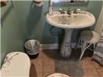 Inside of the clean bathroom at POCHE PLANTATION RV RESORT - thumbnail