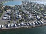 View larger image of An aerial view of the campsites at MISSION BAY RV RESORT image #4