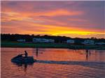 View larger image of Sunset at THE VINEYARDS CAMPGROUND  CABINS image #4