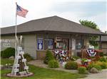 View larger image of American Flag flying over the office at LAZY ACRES RV PARK image #12