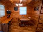 Inside of one of the rental cabins at EVERGREEN PARK RV RESORT - thumbnail