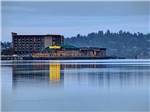 View larger image of Looking at the casino across the water at THE MILL CASINO HOTEL  RV PARK image #10