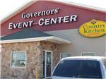 View larger image of The front of the event center building at GOVERNORS RV PARK CAMPGROUND image #9