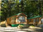 Log cabins with decks at SANDY BEACH CAMPGROUND - thumbnail