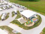 Aerial view of the campground at HERITAGE ACRES RV PARK - thumbnail