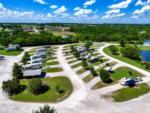 Aerial view of the RV sites - thumbnail