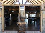 View larger image of A statue of a bear greeting you at TWIN FOUNTAINS RV RESORT image #10