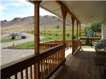 View larger image of Cabin with deck at CHALLIS GOLF COURSE RV PARK image #6