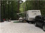 One of the gravel RV sites at WAUBEEKA FAMILY CAMPGROUND - thumbnail