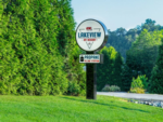 Welcome sign at Lakeview RV Resort - thumbnail
