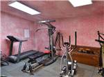 A view of the exercise room at HERITAGE LAKE CAMPGROUND - thumbnail