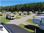 View larger image of An aerial view of the campsites at THE RV RESORT AT CAROLINA CROSSROADS image #2