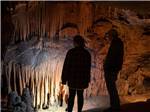 2 people in a cavern at ENDLESS CAVERNS - thumbnail