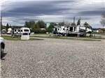 The large pull thru gravel  RV sites at OLD WEST RV PARK - thumbnail