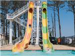 Waterslides into a pool at JELLYSTONE PARK CHINCOTEAGUE ISLAND - thumbnail